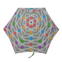 Seamless Pattern Background Abstract Circle Mini Folding Umbrellas