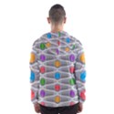 Seamless Pattern Background Abstract Circle Men s Hooded Windbreaker View2