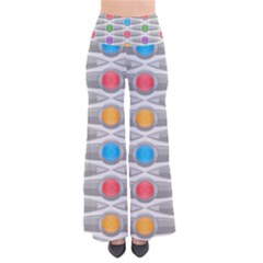 Seamless Pattern Background Abstract Circle So Vintage Palazzo Pants