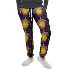 Pattern Background Yellow Bright Men s Jogger Sweatpants