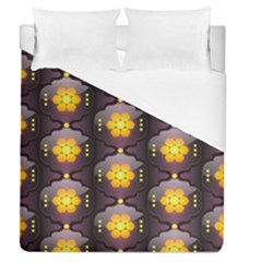 Pattern Background Yellow Bright Duvet Cover (queen Size)