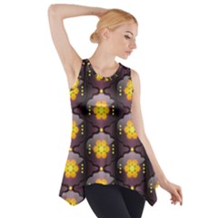 Pattern Background Yellow Bright Side Drop Tank Tunic