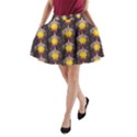 Pattern Background Yellow Bright A-Line Pocket Skirt View1