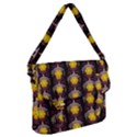 Pattern Background Yellow Bright Buckle Messenger Bag View1