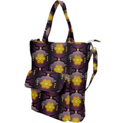 Pattern Background Yellow Bright Shoulder Tote Bag