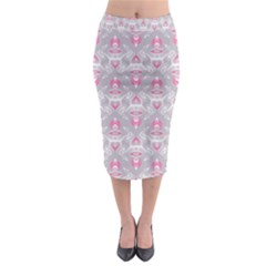 Seamless Pattern Background Midi Pencil Skirt