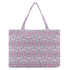 Seamless Pattern Background Zipper Medium Tote Bag