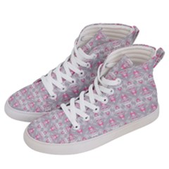 Seamless Pattern Background Men s Hi-top Skate Sneakers