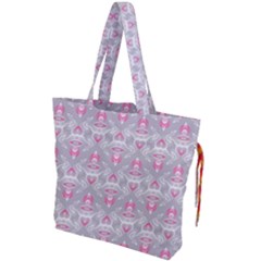 Seamless Pattern Background Drawstring Tote Bag