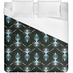 Seamless Pattern Background Black Duvet Cover (king Size)