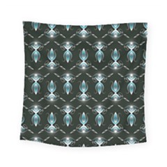 Seamless Pattern Background Black Square Tapestry (small)