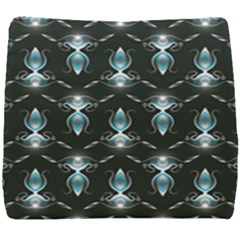 Seamless Pattern Background Black Seat Cushion