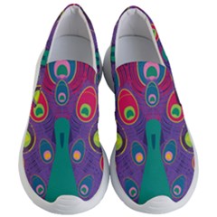 Peacock Bird Animal Feathers Women s Lightweight Slip Ons by HermanTelo