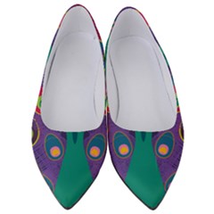 Peacock Bird Animal Feathers Women s Low Heels by HermanTelo