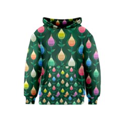 Tulips Seamless Pattern Background Kids  Pullover Hoodie by HermanTelo