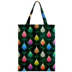 Tulips Seamless Pattern Background Zipper Classic Tote Bag