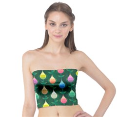 Tulips Seamless Pattern Background Tube Top