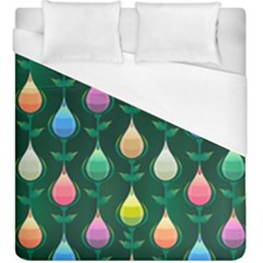 Tulips Seamless Pattern Background Duvet Cover (king Size) by HermanTelo