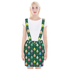 Tulips Seamless Pattern Background Braces Suspender Skirt