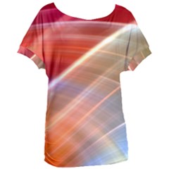 Wave Background Pattern Abstract Women s Oversized Tee by HermanTelo