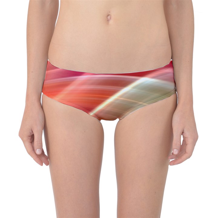 Wave Background Pattern Abstract Classic Bikini Bottoms