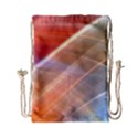 Wave Background Pattern Abstract Drawstring Bag (Small) View2