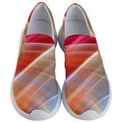 Wave Background Pattern Abstract Women s Lightweight Slip Ons