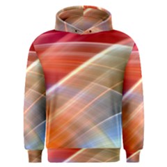 Wave Background Pattern Abstract Men s Overhead Hoodie