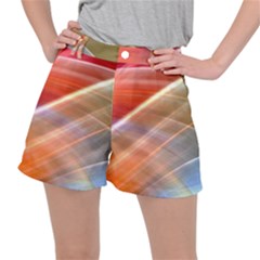 Wave Background Pattern Abstract Ripstop Shorts