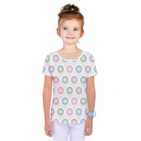 Seamless Pattern Pastels Background Pink Kids  One Piece Tee by HermanTelo