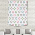 Seamless Pattern Pastels Background Pink Medium Tapestry View2