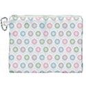 Seamless Pattern Pastels Background Pink Canvas Cosmetic Bag (XXL) View1