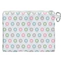 Seamless Pattern Pastels Background Pink Canvas Cosmetic Bag (XXL) View2