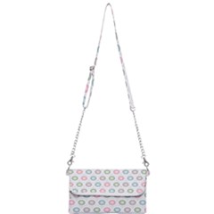 Seamless Pattern Pastels Background Pink Mini Crossbody Handbag