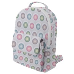 Seamless Pattern Pastels Background Pink Flap Pocket Backpack (Small)