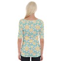 Seamless Pattern Floral Pastels Wide Neckline Tee View2