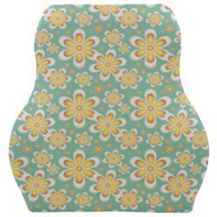 Seamless Pattern Floral Pastels Car Seat Velour Cushion 