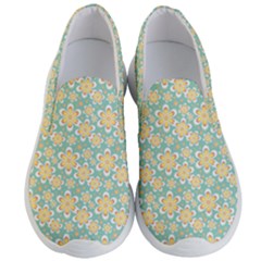 Seamless Pattern Floral Pastels Men s Lightweight Slip Ons by HermanTelo