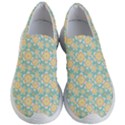 Seamless Pattern Floral Pastels Women s Lightweight Slip Ons View1