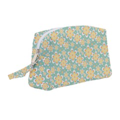 Seamless Pattern Floral Pastels Wristlet Pouch Bag (medium)