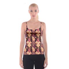 Seamless Pattern Plaid Spaghetti Strap Top