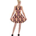 Seamless Pattern Plaid Velvet Skater Dress View2