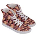 Seamless Pattern Plaid Men s Hi-Top Skate Sneakers View3