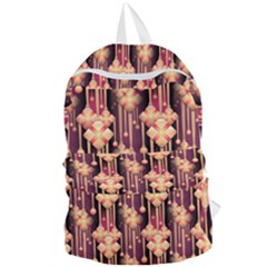 Seamless Pattern Plaid Foldable Lightweight Backpack