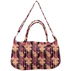 Seamless Pattern Plaid Removal Strap Handbag