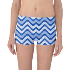 Waves Wavy Lines Reversible Boyleg Bikini Bottoms