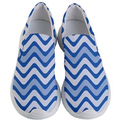 Waves Wavy Lines Women s Lightweight Slip Ons by HermanTelo