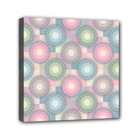 Seamless Pattern Pastels Background Mini Canvas 6  X 6  (stretched)