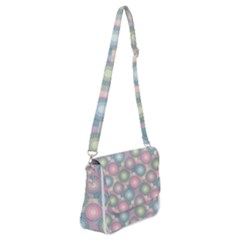 Seamless Pattern Pastels Background Shoulder Bag With Back Zipper