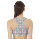 Seamless Pattern Pastels Background Sports Bra with Border View2